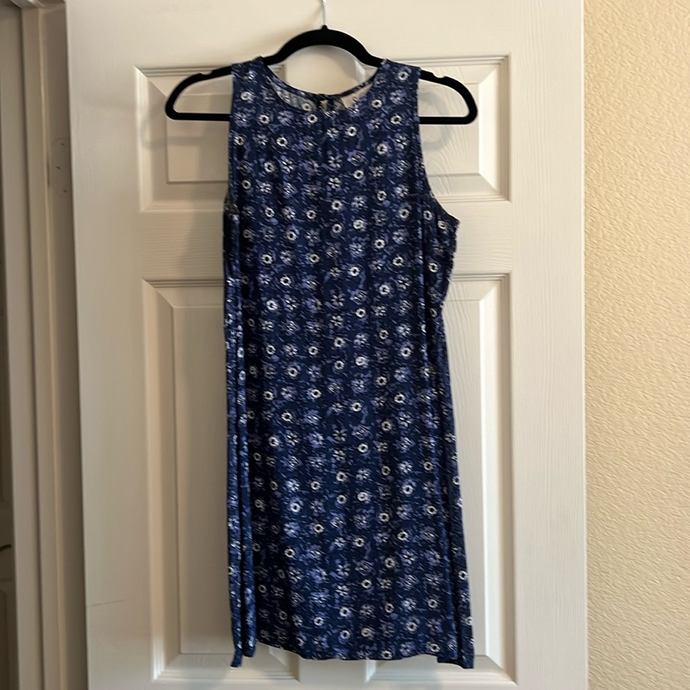 Navy blue sheath dress